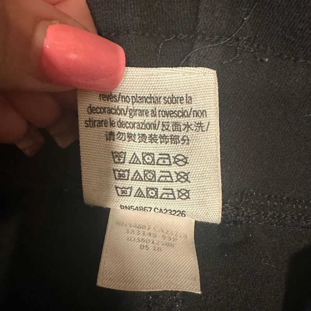 Victoria's Secret Pink Black Logo Stripe Leggings XS - Image 5