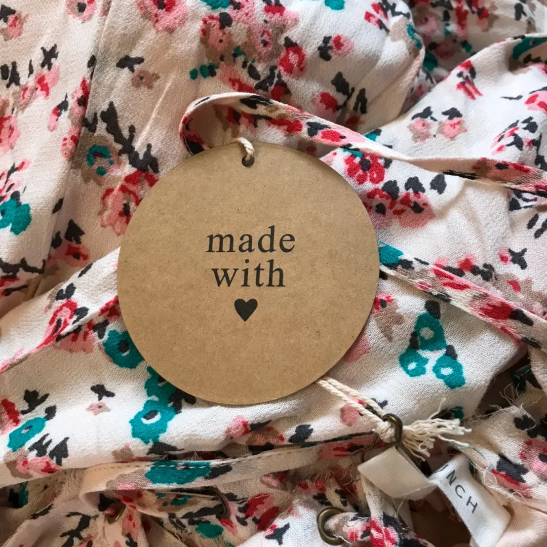 Floral Bohemian Cold Shoulder Dress - Image 3