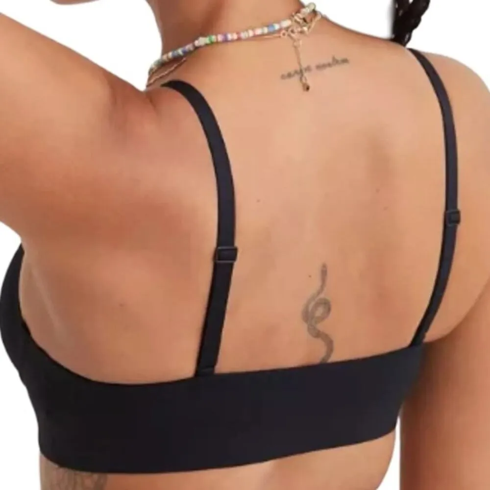 Smoothez by aerie Mesh Sheer Pull-On Bralette - Black Size S - Image 6