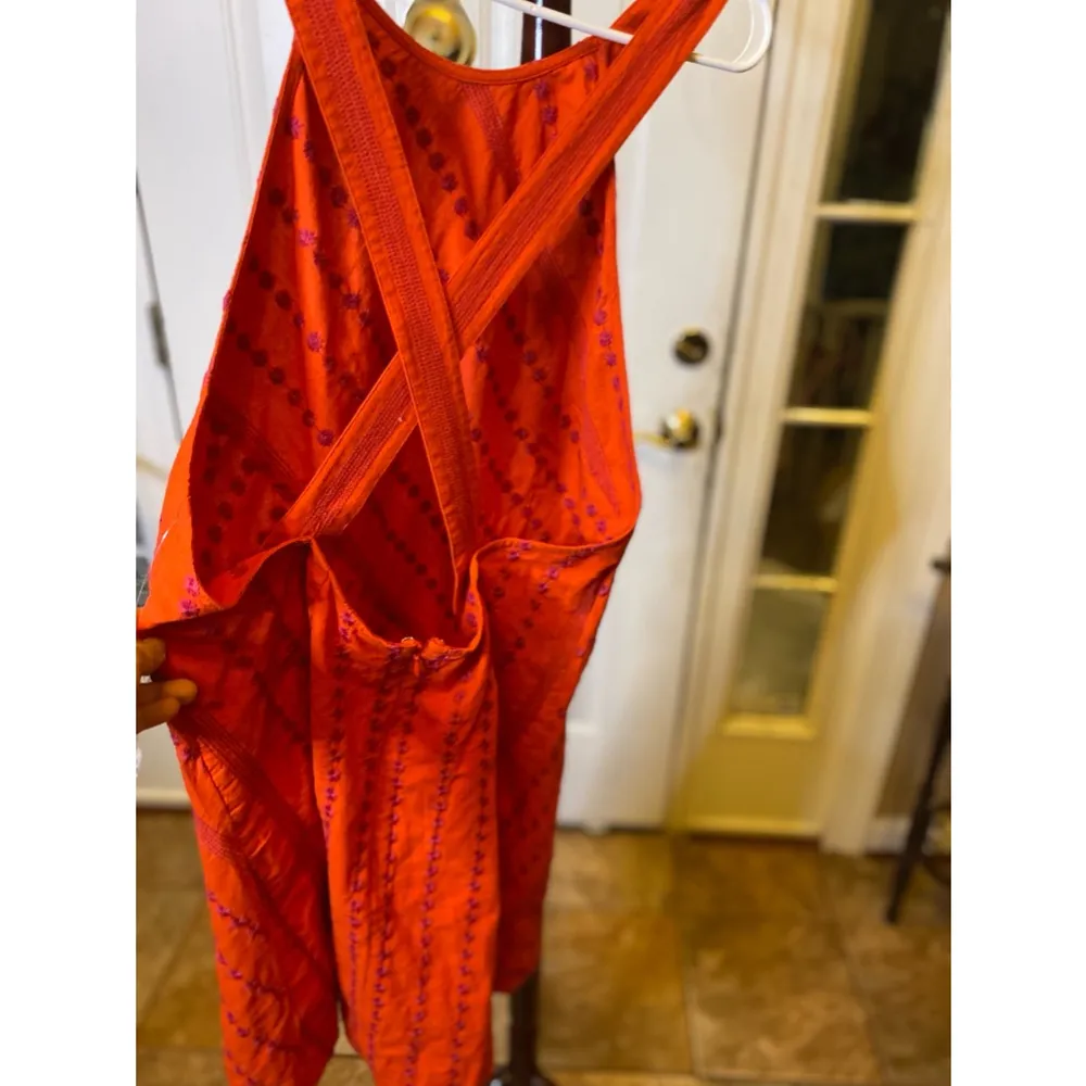 Free People red dress with Criss cross back size Xl - Image 5