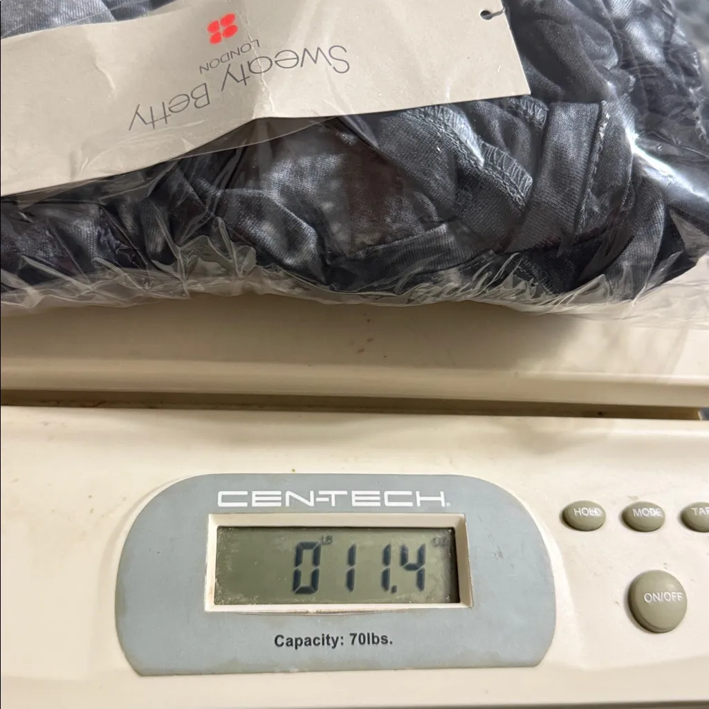 Sweaty Betty Take It Easy drawstring waist dress black tie dye XS comfy casual - Image 11