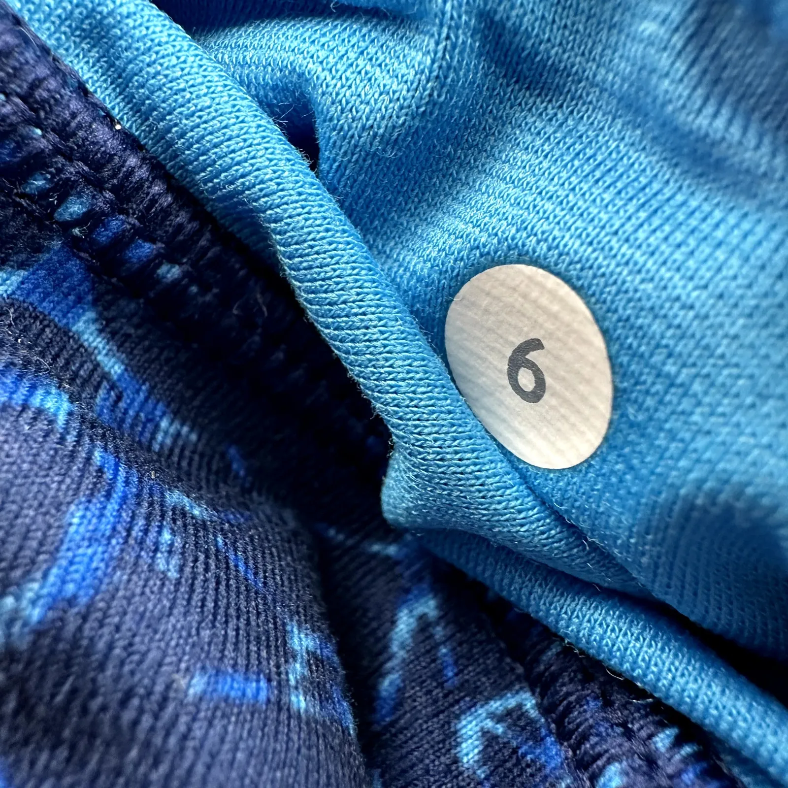 Lululemon Pure Practice Pant 7/8 Full-On Luon Samba Snake Kayak Blue Hero Blue 6 - Image 4