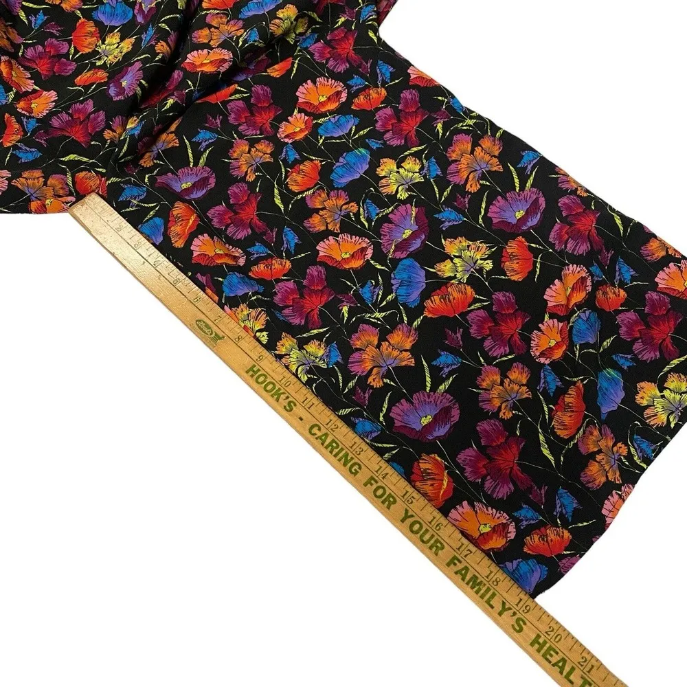 Top shop spaghetti strap V-neck cropped jumpsuit romper black floral 6 women's - Image 11