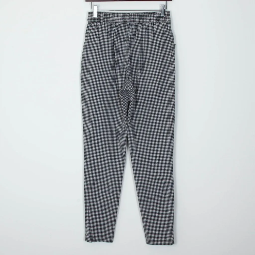 Urban‎ Outfitters Gingham High Waisted Tapered Trouser Pants Academia Womens XS - Image 6
