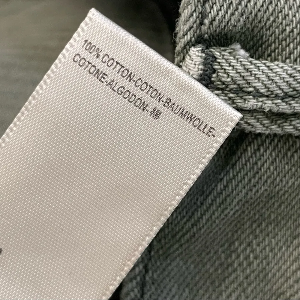 Free People Shorts Denim Loving Good Vibrations Cutoff Button Fly Olive Green - Image 12