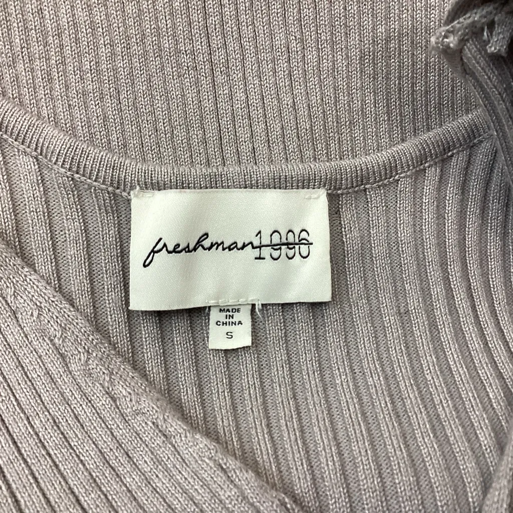 Freshman 1996 Ribbed Dress Size Small Tan - Image 6