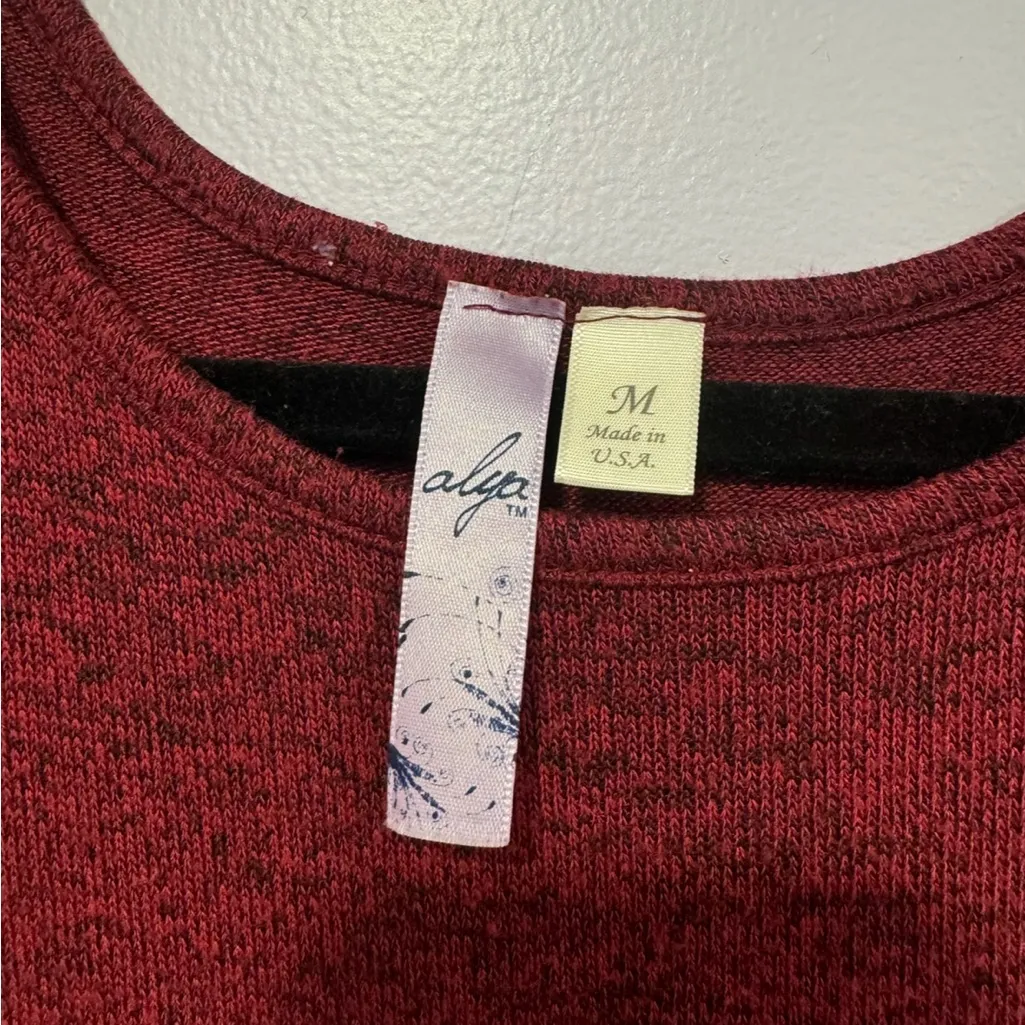 Red long sleeve sweater‎ Alya dress - Image 2