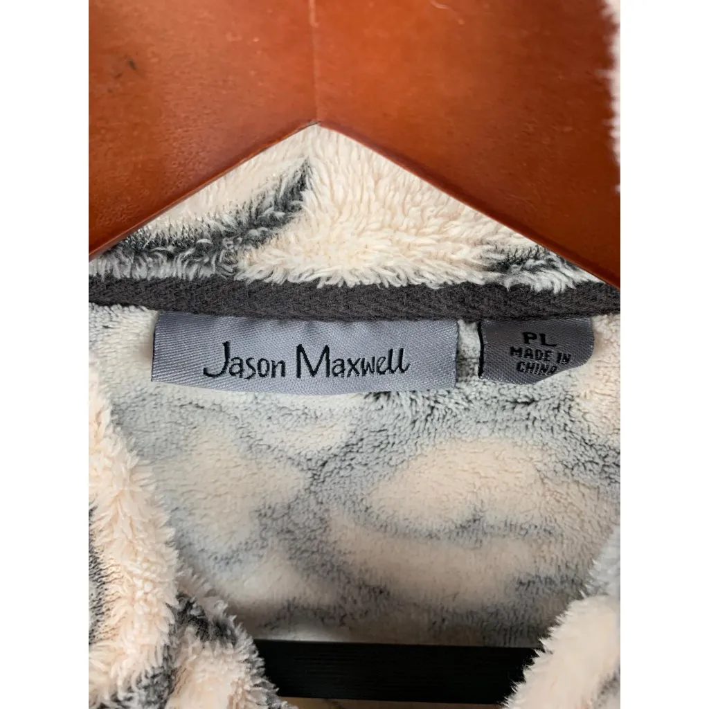 Jason Maxwell  Womens Fleece Jacket PL Cozy Floral Pattern Polyester - Image 5