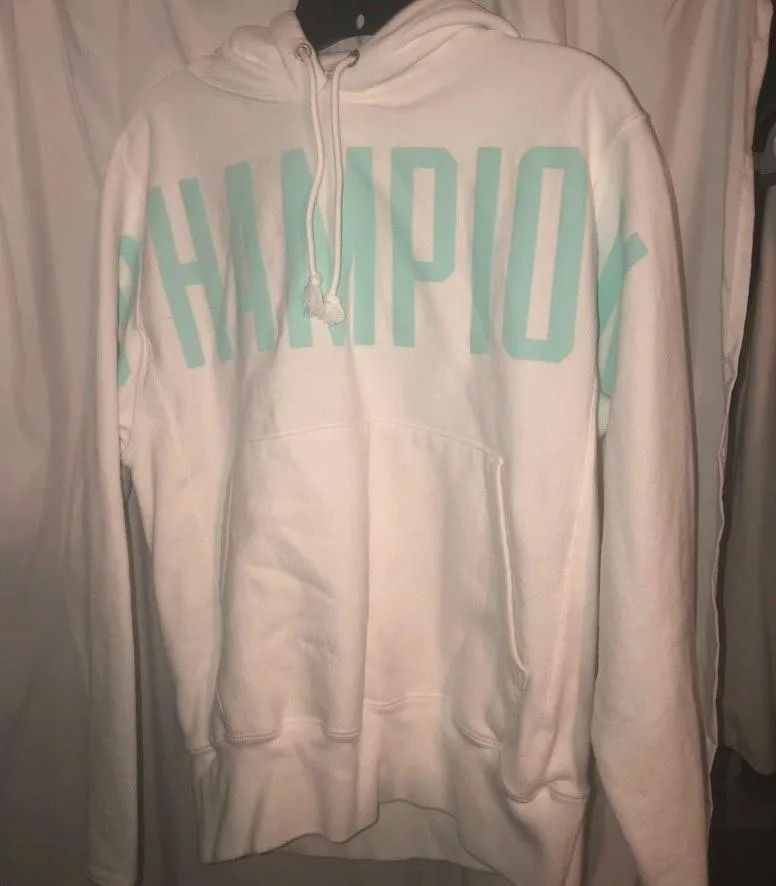 Champion white hoodie - Image 2
