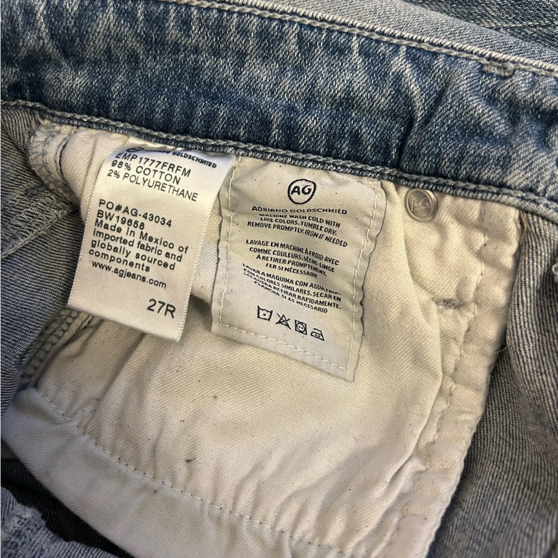 Adriano Goldschmied Farrah Skinny‎ Ankle Jeans Size 27 - Image 8