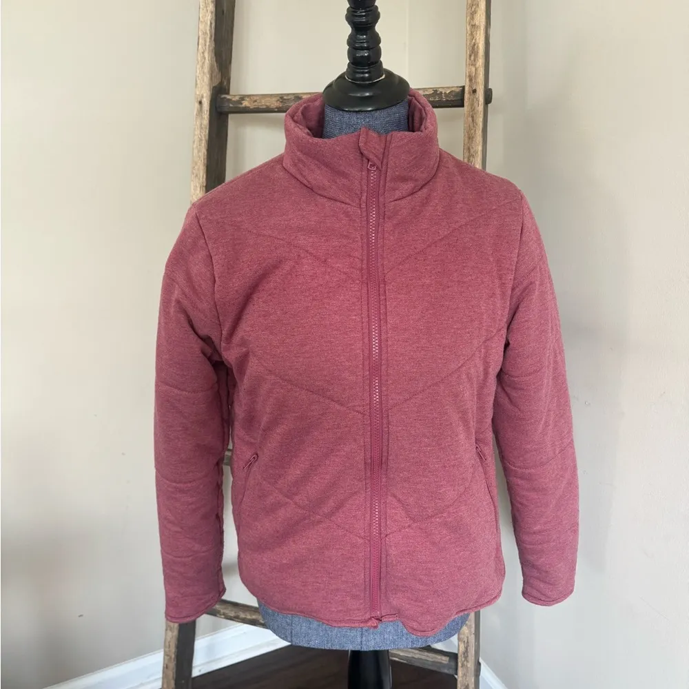 Three Dots  Quilted Sweatshirt Jacket - Image 2