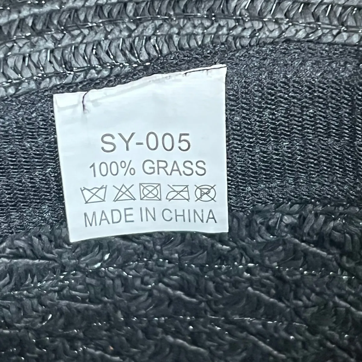 Womens Straw Sun Hat Wide Brim Bow Seaside Summer Beach Travel Sunshade Foldable Black - Image 11