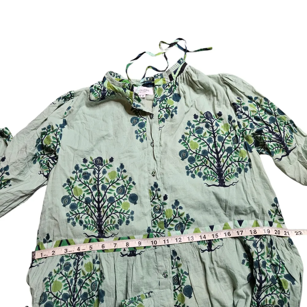 Olivia James The Label Green Floral Rosie Orchard Maxi Dress Size: M Size M - Image 3