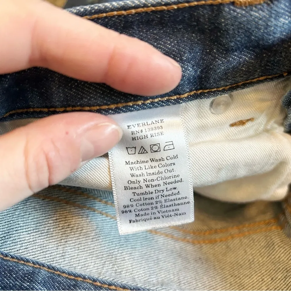 Everlane  The Authentic Stretch High Rise Skinny Jeans 26 Regular - Image 4