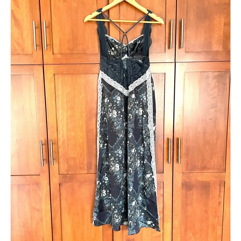 Intimately Just Dreamy Maxi Slip Dress Floral Print Size Medium NEW - Image 6