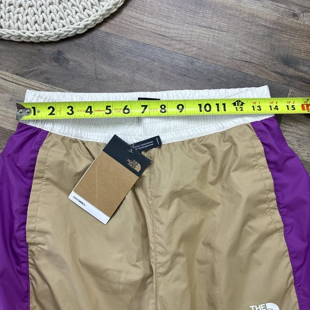 The North Face Hydrenaline Windwall Jogger Pants Womens S Tan Purple NEW w TAG - Image 8