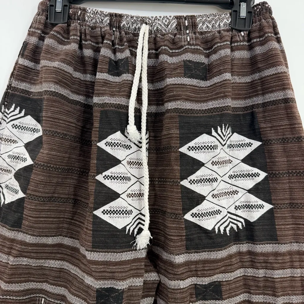 Gypsy Rose Handmade Thailand Cotton Boho patchwork Patterned Drawstring pants - Image 2
