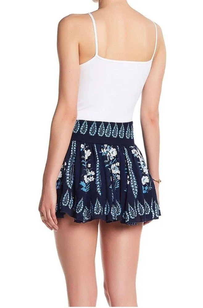 Raga Indigo Blue Luisa Ruffle Mini Skirt M - Image 12