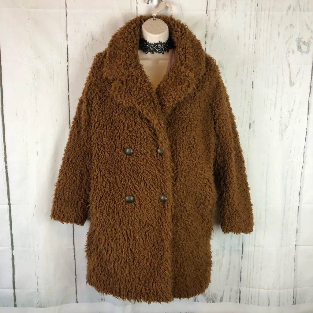Forever 21 Brown Teddy Jacket - Image 4