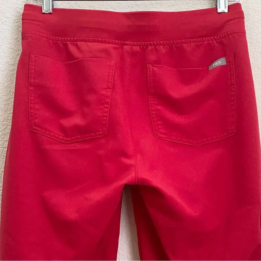 FIGS W18SW2005P Zamora Joggers Pop Red PO#1784 Scrub Pants Size XS/P - Image 9