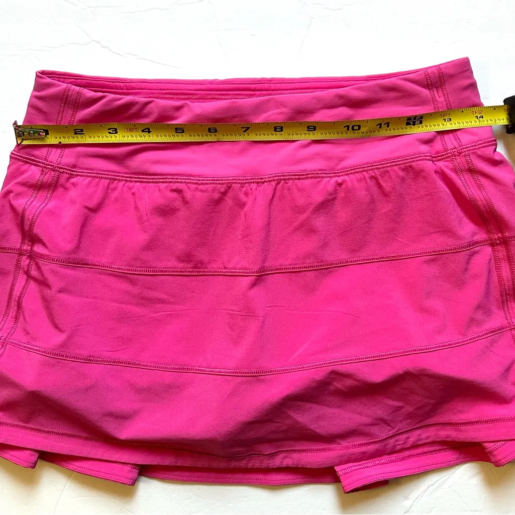 Lululemon Pace Rival Pink Athletic Skort Women’s Mid Rise Size 4 Skirt Shorts - Image 9