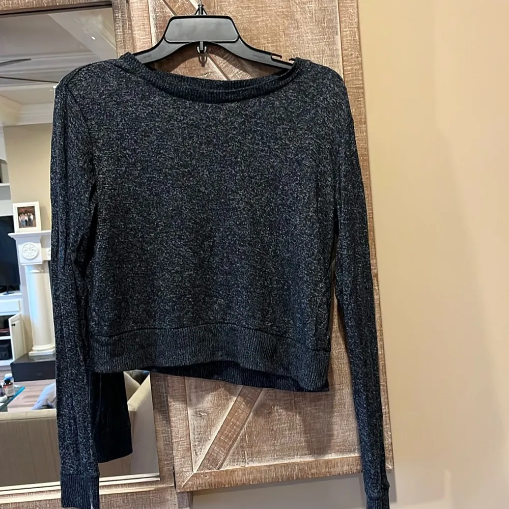 Live Love Dream Workout Top Aeropostale Womens Small Stretchy Lounge Long Sleeve - Image 6