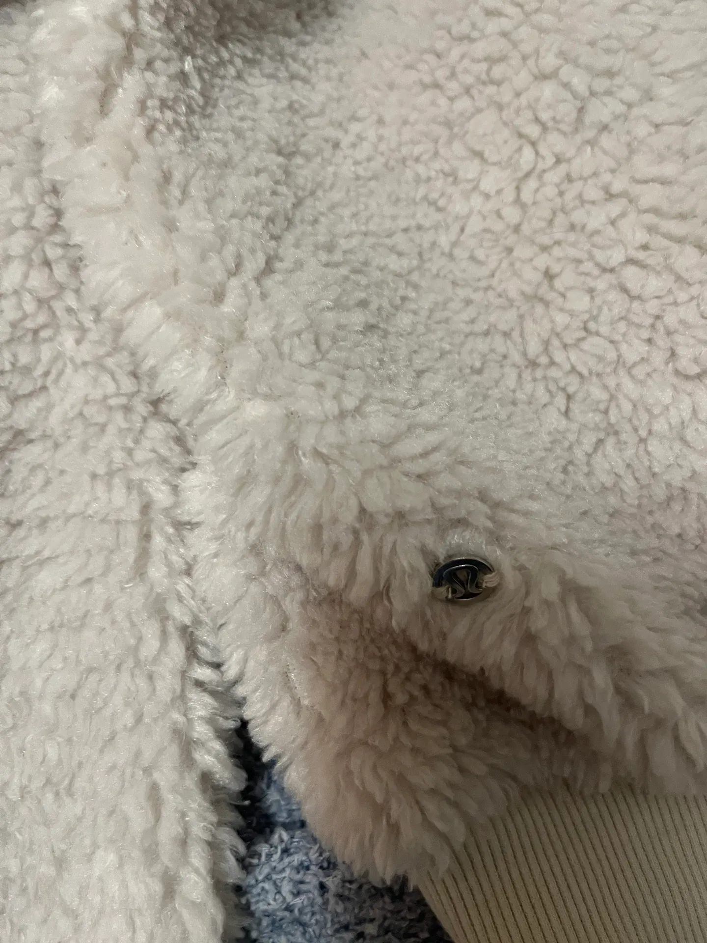 Lululemon White Opal Fleece Half Zip - Image 3