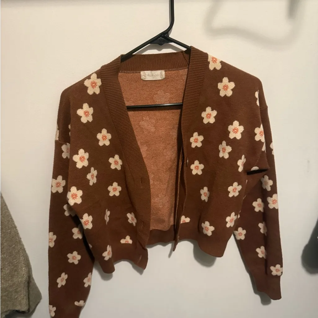 Altar’d state size medium floral sweater - Image 2