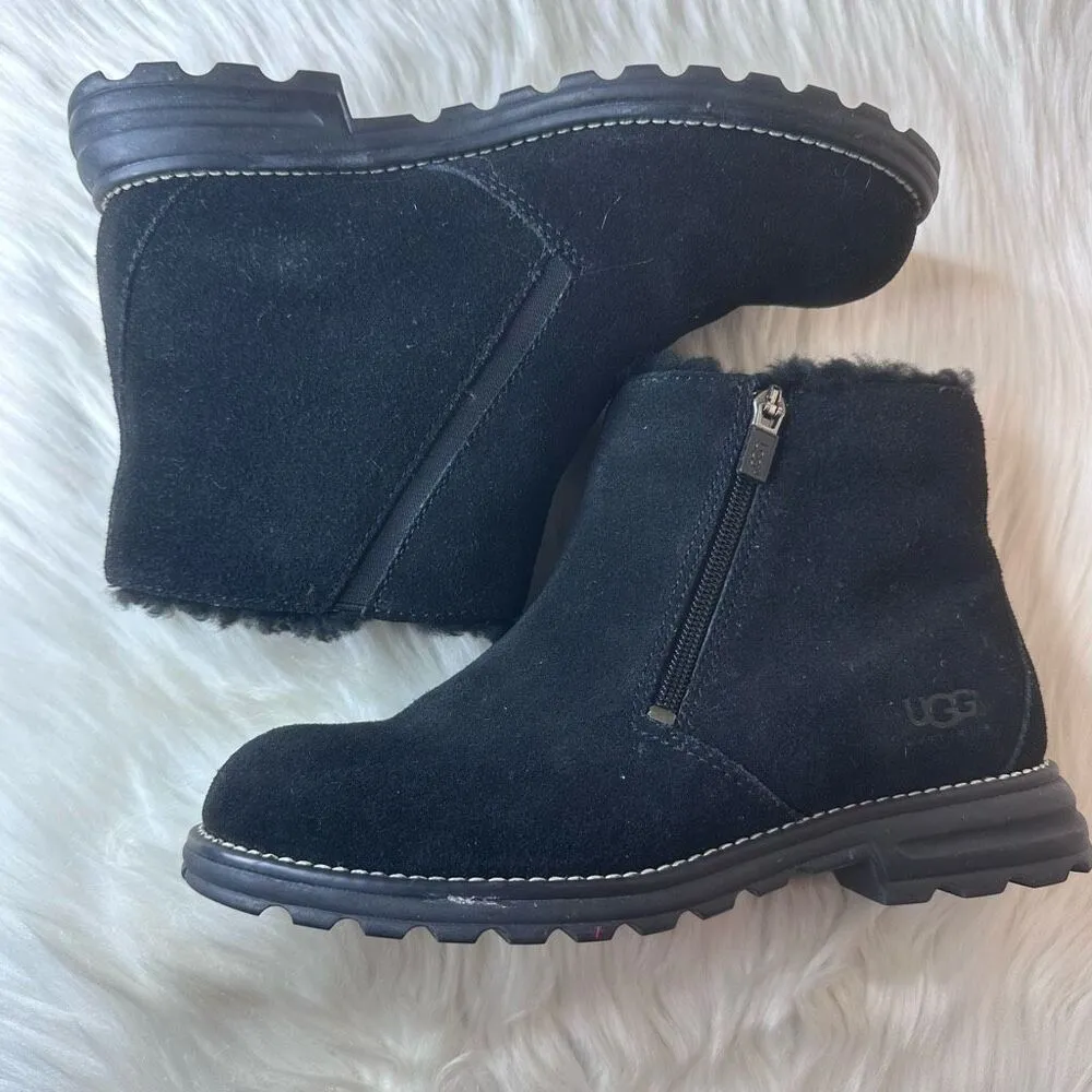 UGG  #5431 Suede Shearling Lined Ankle Boots Size 7 - Image 11