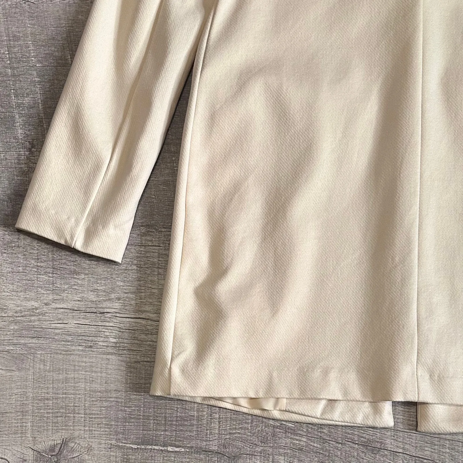 Sanctuary Mid City Blazer Long Jacket Womens XS Cream Single Button Career Chic - Image 6