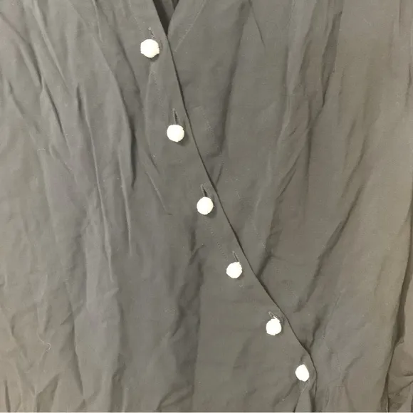 Soft‎ Surroundings Black Pagoda Tunic Shirt Size M - Image 4