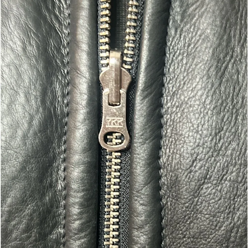 Knight of New Zealand 100% Lambskin Vest Black - Image 4