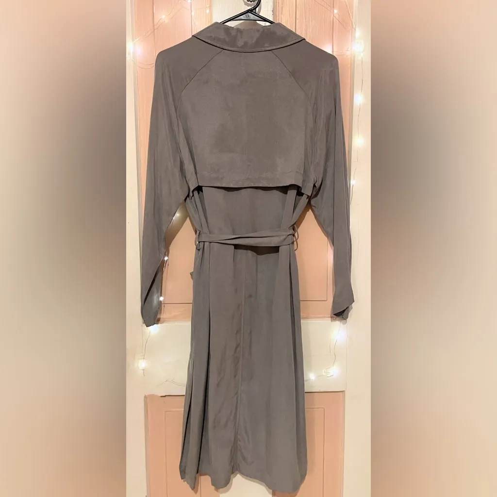 ZARA  basics outerwear trench coat - Image 3