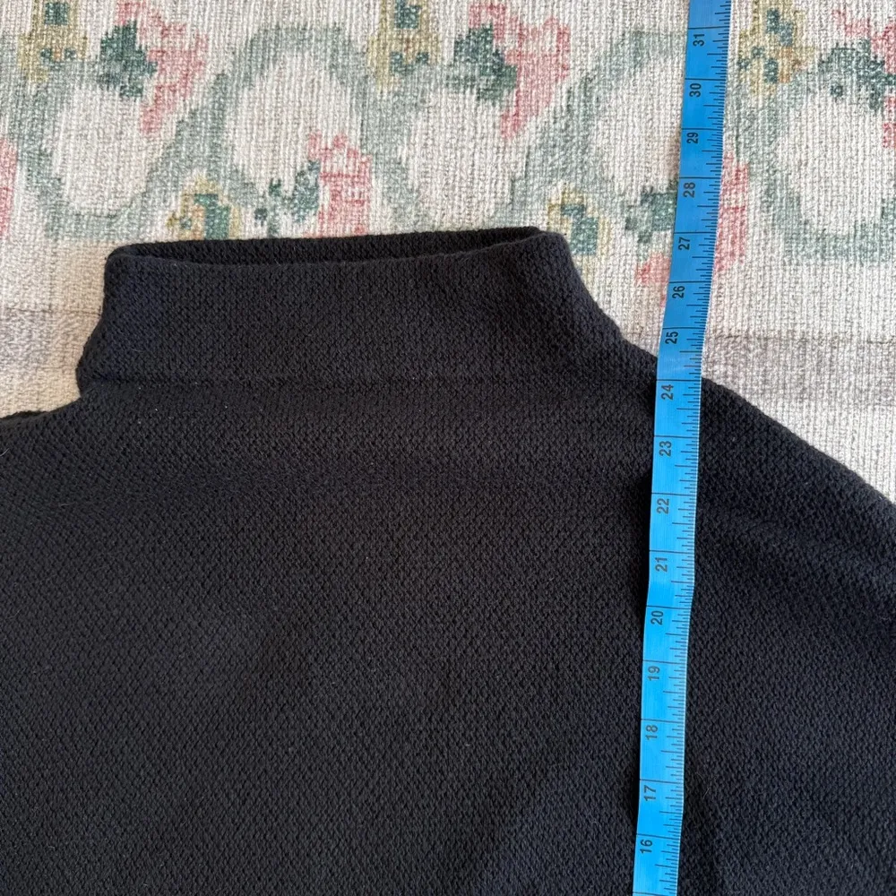 Anthropologie Moth Eyelet Sweater Black - Image 7