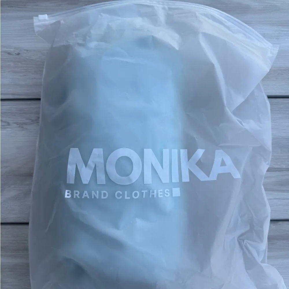 Monika Non Music Sweatshirt Blue Small NWT IN PACKAGE - Image 7