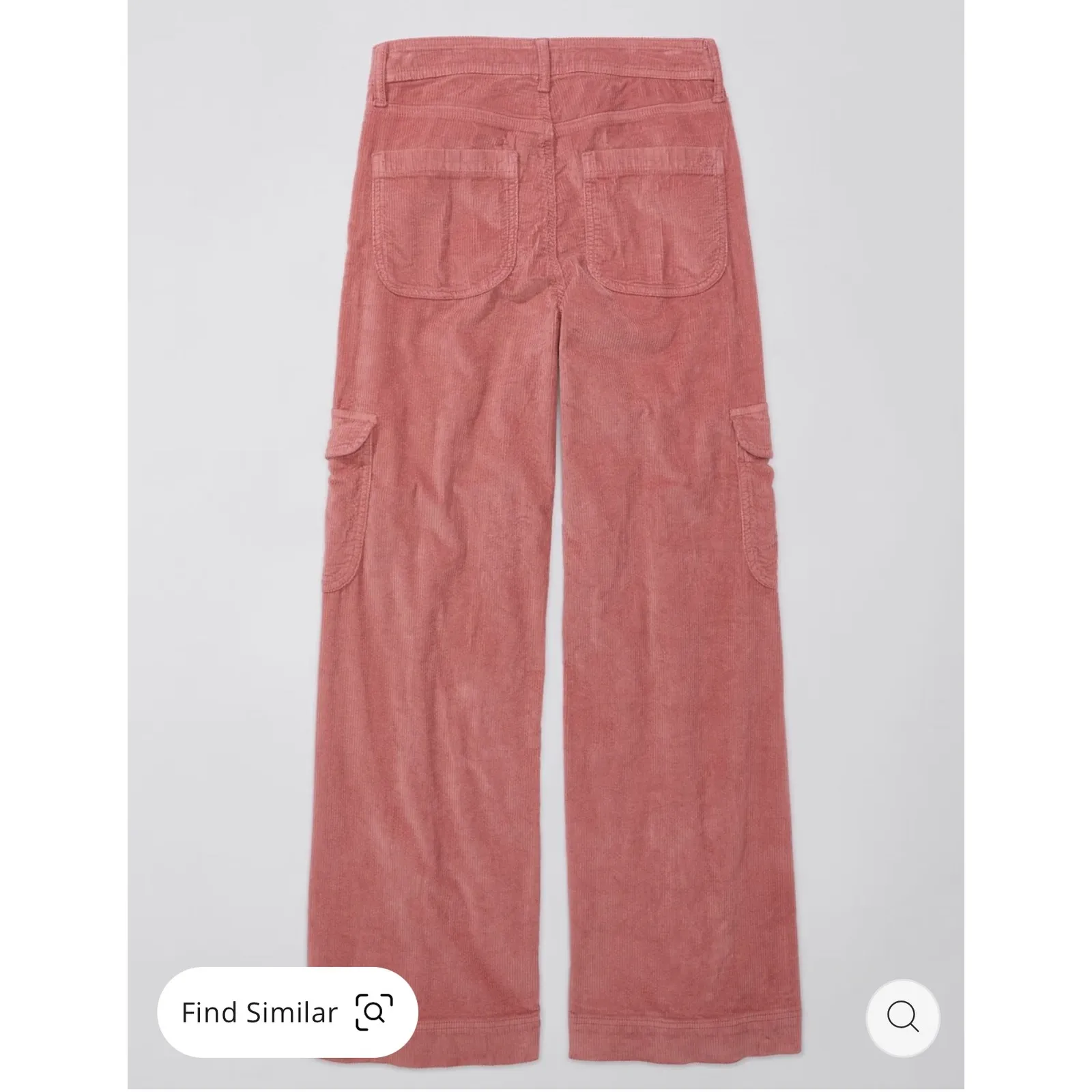 AE sz 16 Dreamy Drape Stretch Corduroy Super High-Waisted Baggy Wide-Leg Pant - Image 6