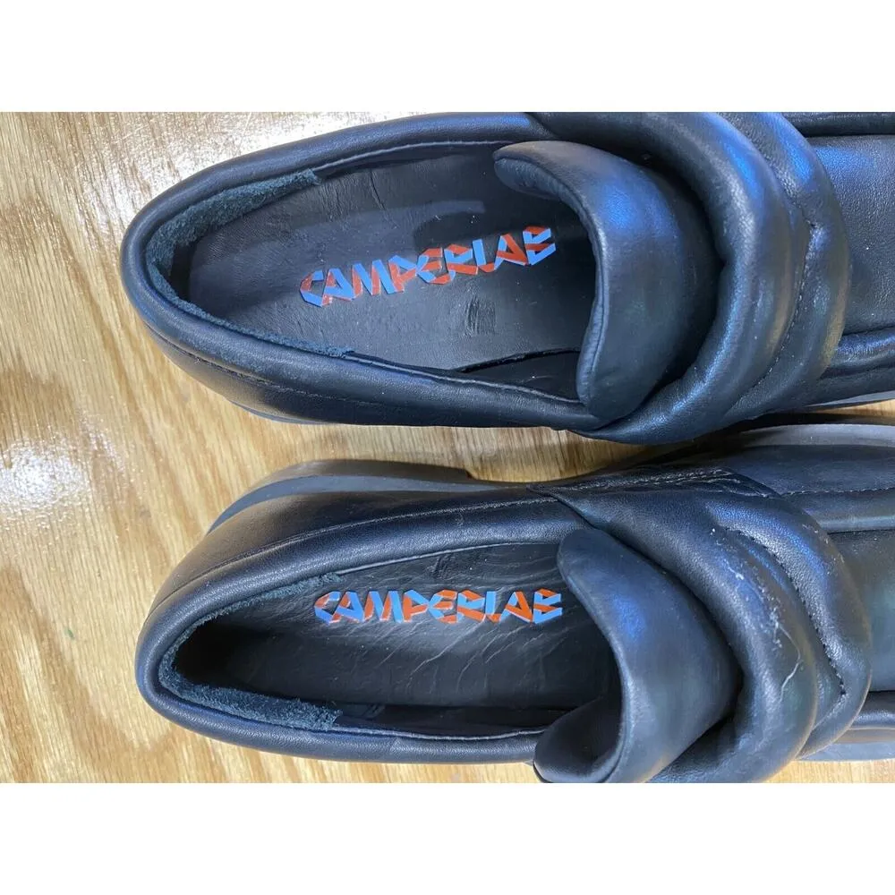 Camperlab Mil 1978 Loafer Womens 7 Black Leather Slip - Image 3
