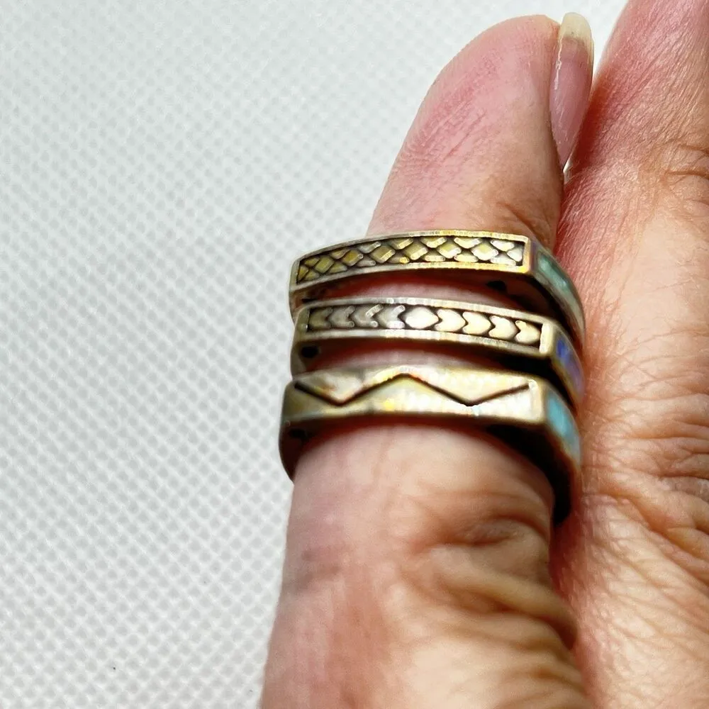 NIB Y2K VTG AVA Yetter Sterling Silver/Multi - Image 4