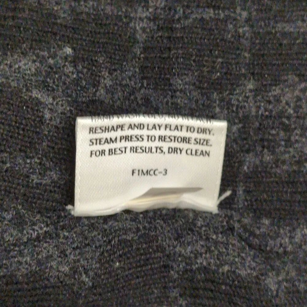 Eileen Fisher Black Textured High Waisted A Line Wool Blend Skirt Size L - Image 6