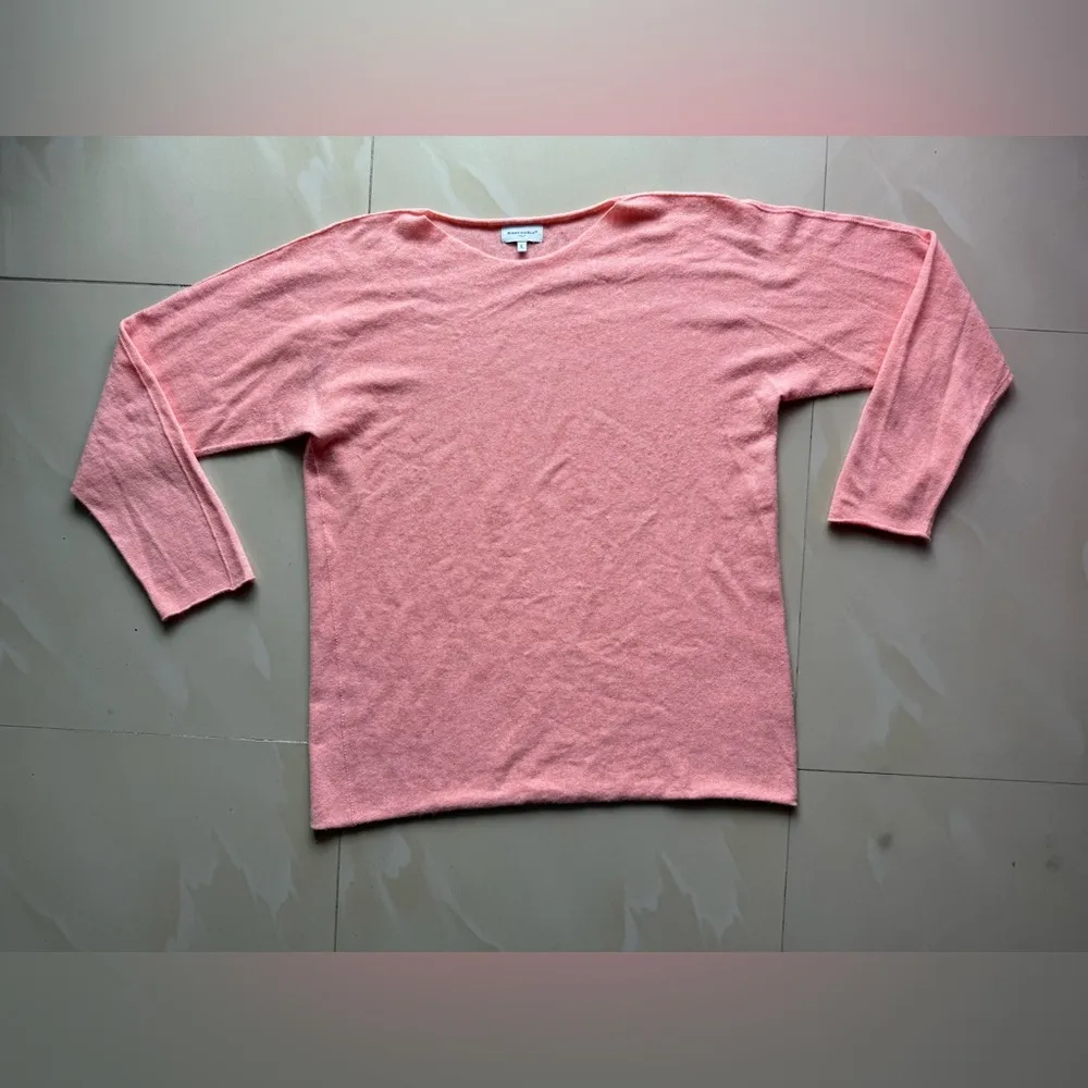 Bianco & Blu Italy Merino Wool Cashmere Blend, nylon viscose laine silk knit L Pink Size L - Image 15