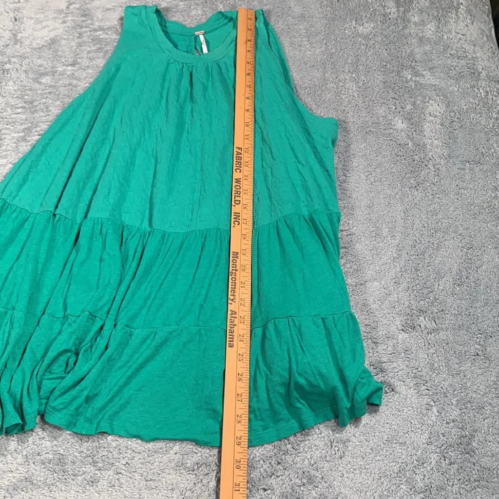 Free people green tunic/mini dress medium - Image 8