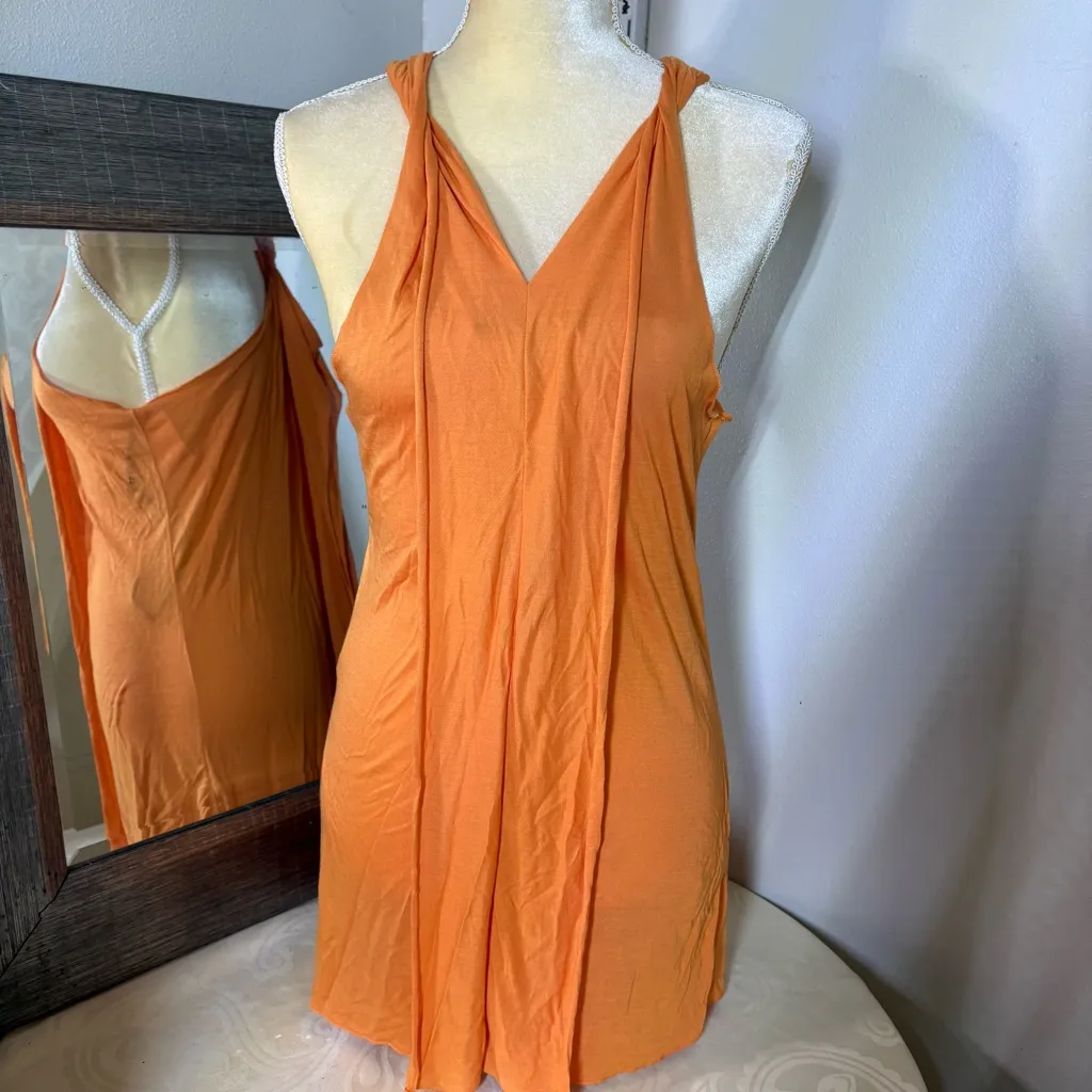 BCBGMAXAZRIA  Tangerine Sleeveless Dress - Image 12