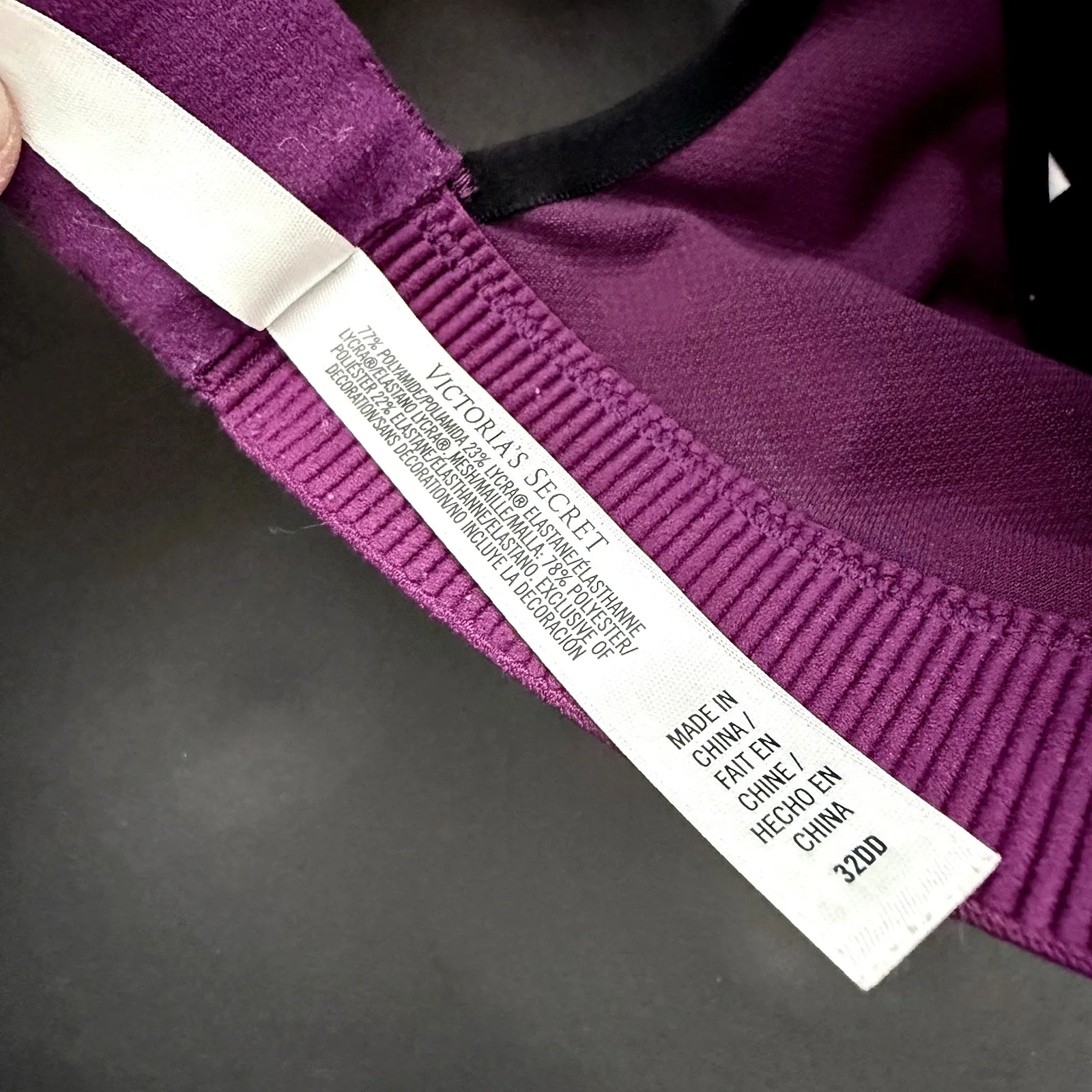 VSX Victorias Secret Incredible Sports Bra 32 DD High Impact Racerback Underwire - Image 6