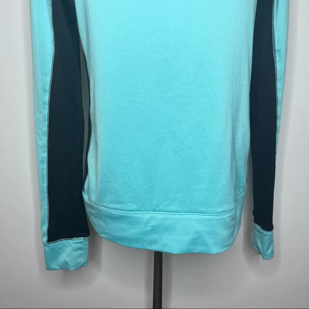 PINK VICTORIA’S SECRET Pink Ultimate Mint Blue Green Half Zip Pullover Small - Image 10