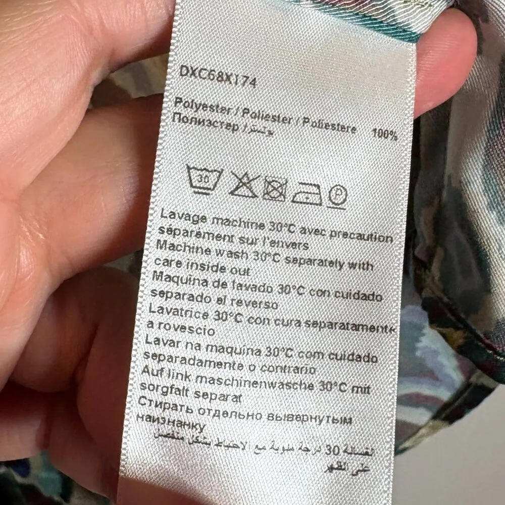 Gerard Darel Christian Button Front Shirt Emerald - Image 5