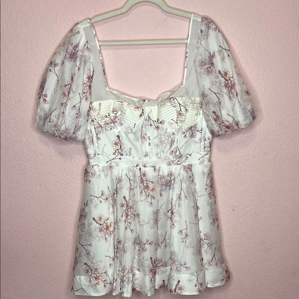 Bardot Gracious Floral Bustier Minidress. Size 10 - Image 2