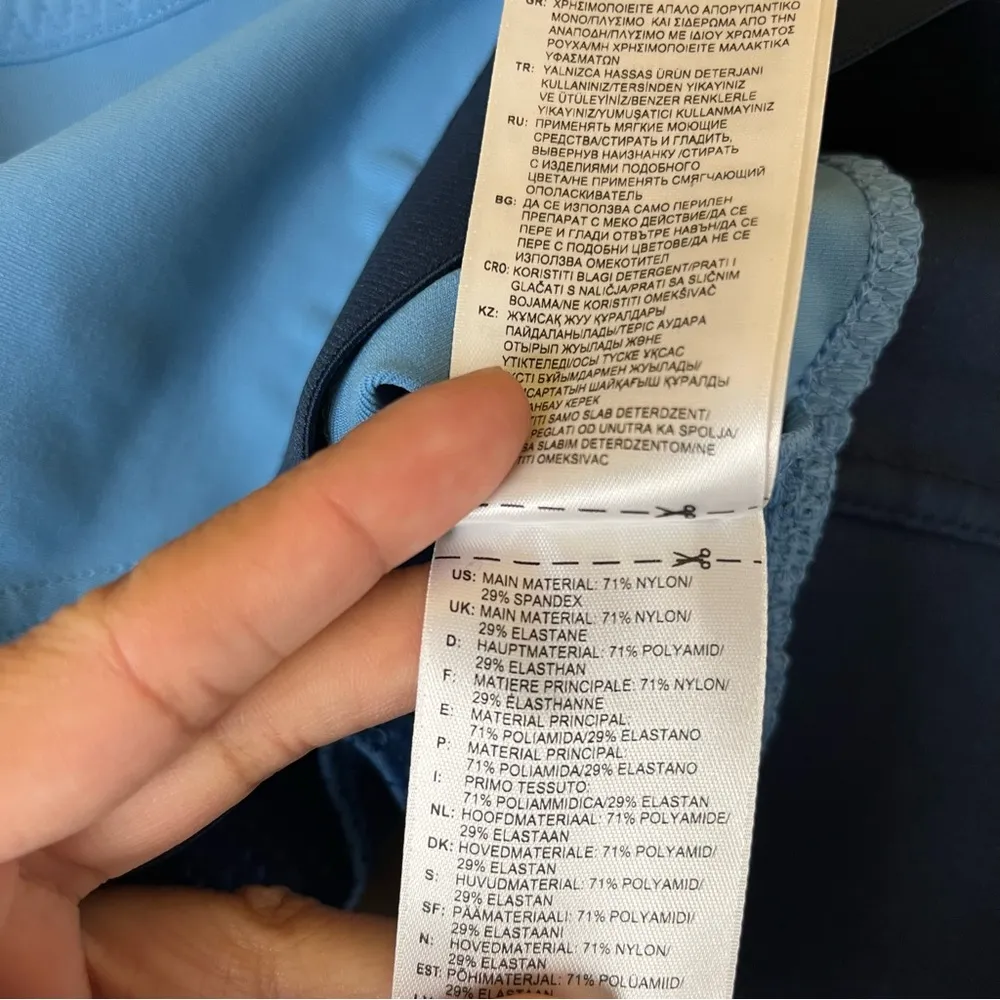 Adidas x Stella McCartney Blue Racerback Sports Bra Size XS - Image 9