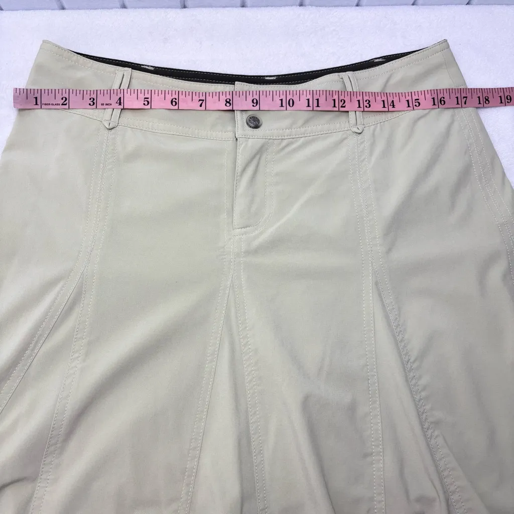 Athleta Flared Athletic‎ Tennis Athleisure Green Skort Skirt Size 10 T Stretch - Image 4