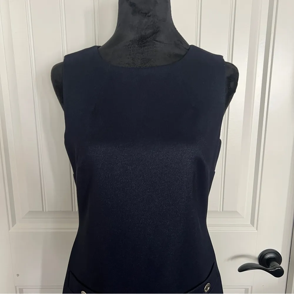 Tommy Hilfiger Blue Sheath Mini Dress Sleeveless - Image 8