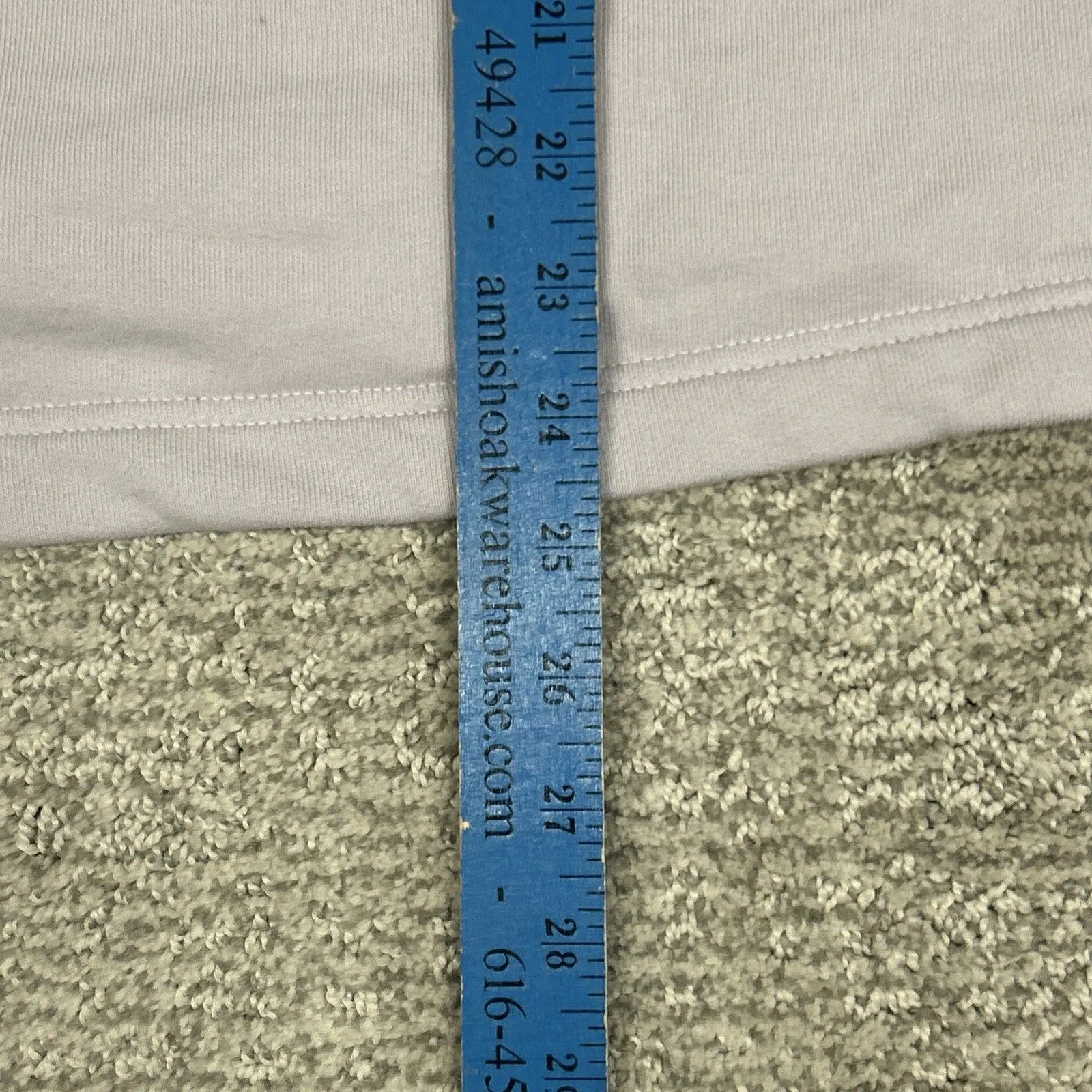 COS Sweatshirt Womens Small Light Purple Short Sleeve Terry Cloth Cozy Cotton - Image 9